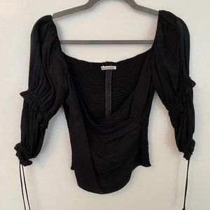 Reformation puffy sleeve top! Size S